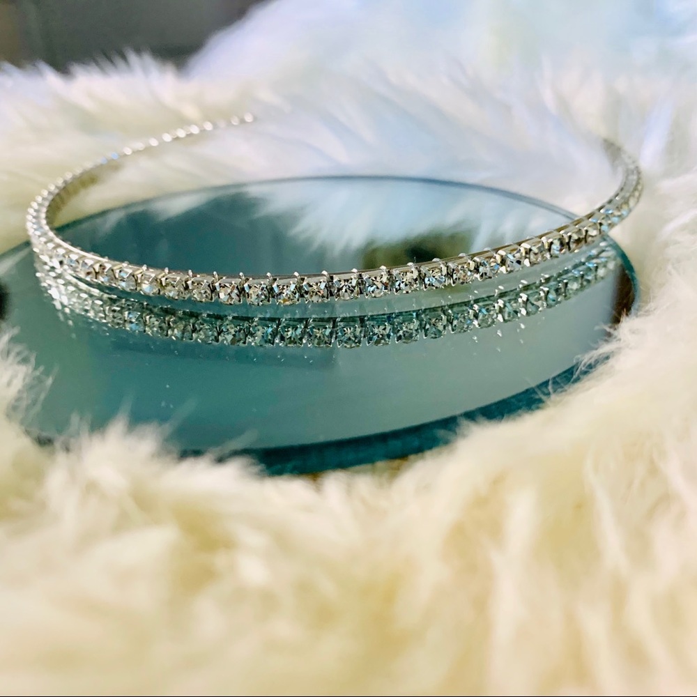 Headband with rhinestones Bridal